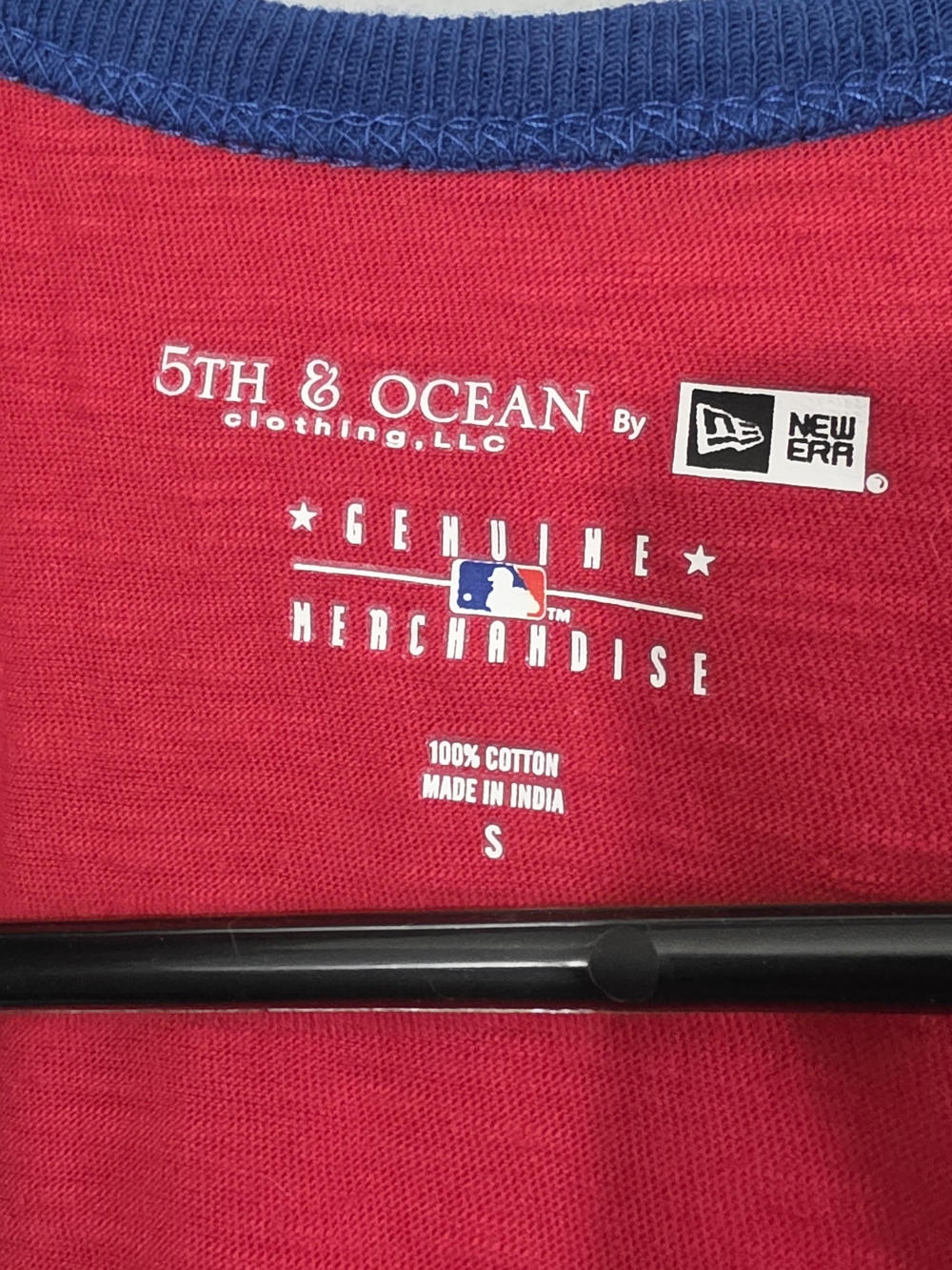 5th & Ocean Genuine Merchandise Texas Rangers MLB Tank Rhinestones Womens Small - Picture 5 of 6